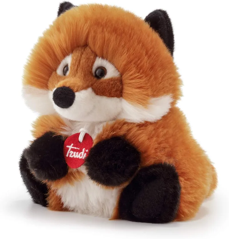 Trudi ▫️ Conjunto de peluches Fluffy Zorro. Presente de aniversário e de Natal. | 17x19x19 cm | S | Fluffies | Modelo 29046