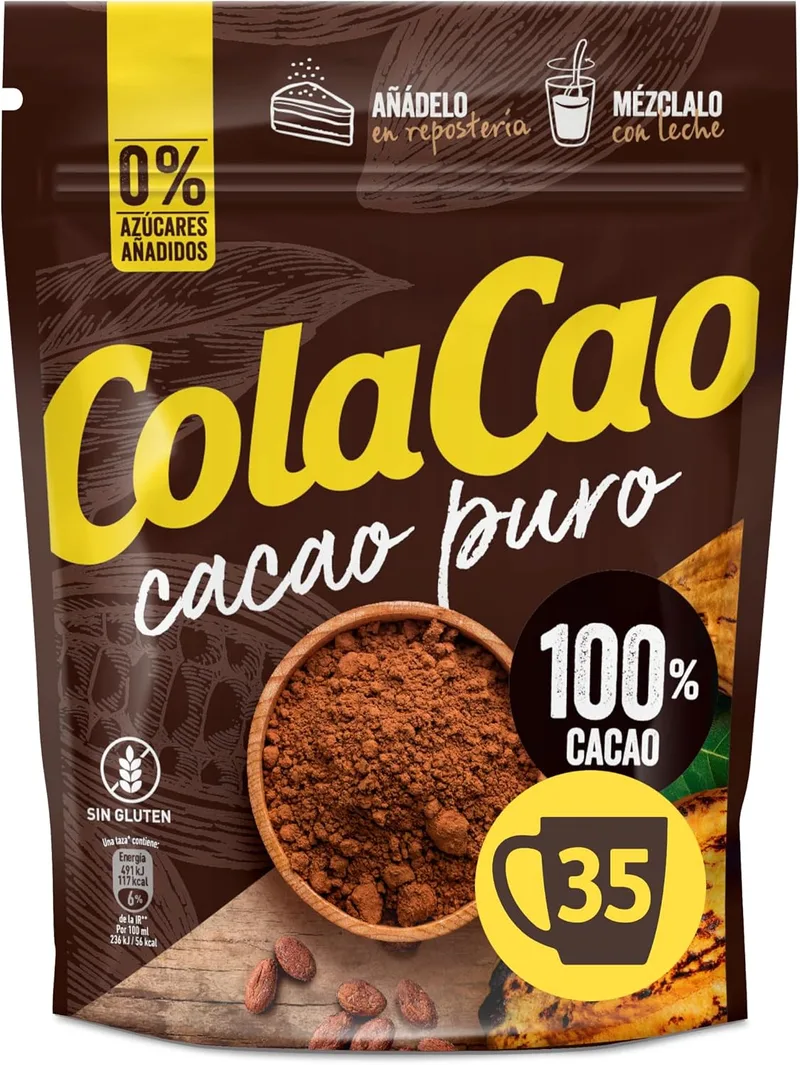 ColaCao ▫️ Cacau Puro sem Aditivos, 250 g