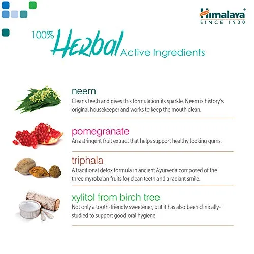 Himalaya ▫️ Pasta de dentes Botanique Simply Mint Complete Care | Sabor refrescante a menta | Dentes fortes | Gengivas saudáveis e anti-inflamatória | Hálito fresco - 150 g (Embalagem de 2) 4