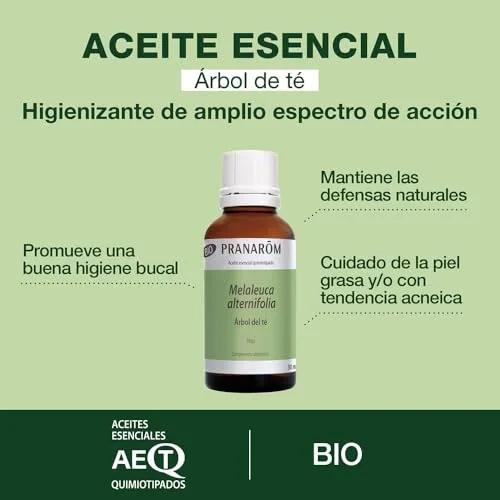 PRANAROM ▫️ Óleo Essencial de Árvore do Chá BIO 30 ml – Defesas Naturais HECT 2