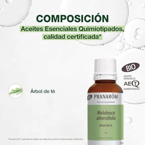 PRANAROM ▫️ Óleo Essencial de Árvore do Chá BIO 30 ml – Defesas Naturais HECT 4