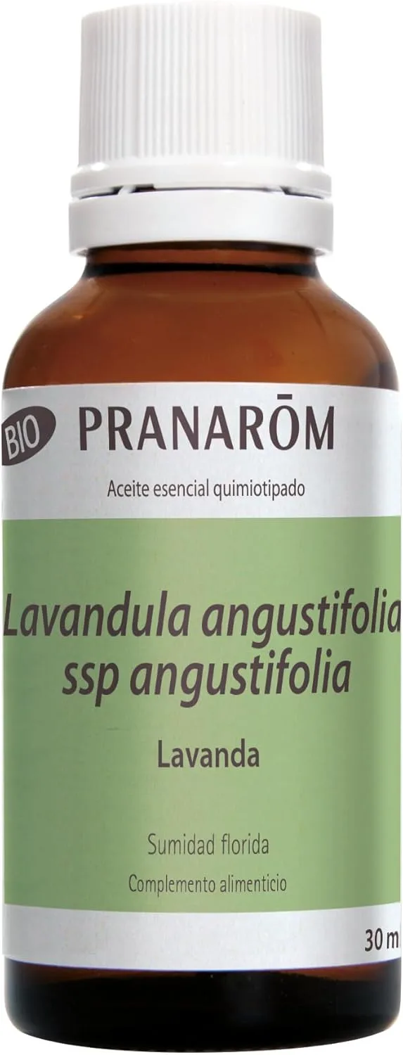 PRANAROM ▫️ PRANARÔM Óleo Essencial de Lavanda Orgânica Verdadeira - Sono e Stress - Óleo Essencial Quimiotipado HECT - 100% Puro e Natural - 30 ml