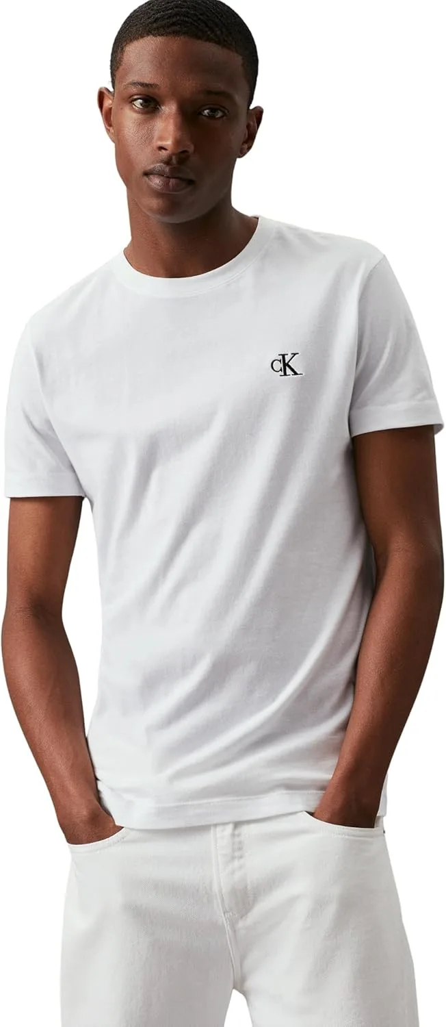 Calvin Klein ▫️ Cotton Classics Multipack T-Shirts com gola redonda Roupa interior (conjunto de 3) Homem