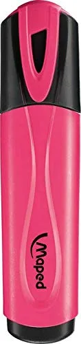 Maped ▫️ Caixa com 12 marcadores fluorescentes clássicos, cor-de-rosa, cores brilhantes para destacar os teus textos – Ponta biselada para traços de 1 a 5 mm 2