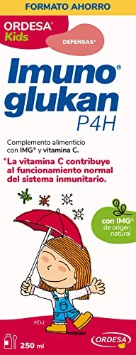 Imunoglukan ▫️ P4H Xarope 250 ml | 250 ml | Complemento alimentar com vitamina C para reforçar as defesas imunitárias das crianças, dos mais pequenos e dos adultos 2