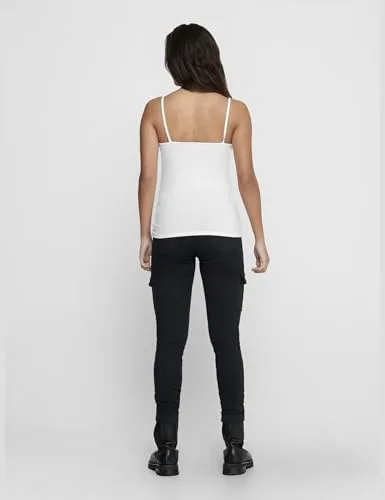 ONLY ▫️ Onllove Camisola de alças, embalagem de 2 peças, Júnior, Camisola de alças para mulher 3