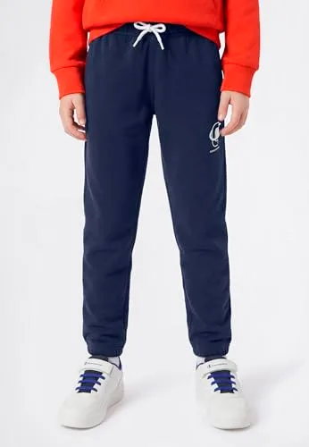 Champion ▫️ Boys - Calças desportivas com punhos elásticos e estampado para rapazes 2