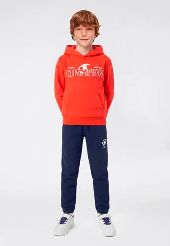 Champion ▫️ Boys - Calças desportivas com punhos elásticos e estampado para rapazes 3