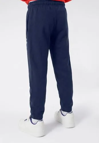 Champion ▫️ Boys - Calças desportivas com punhos elásticos e estampado para rapazes 4