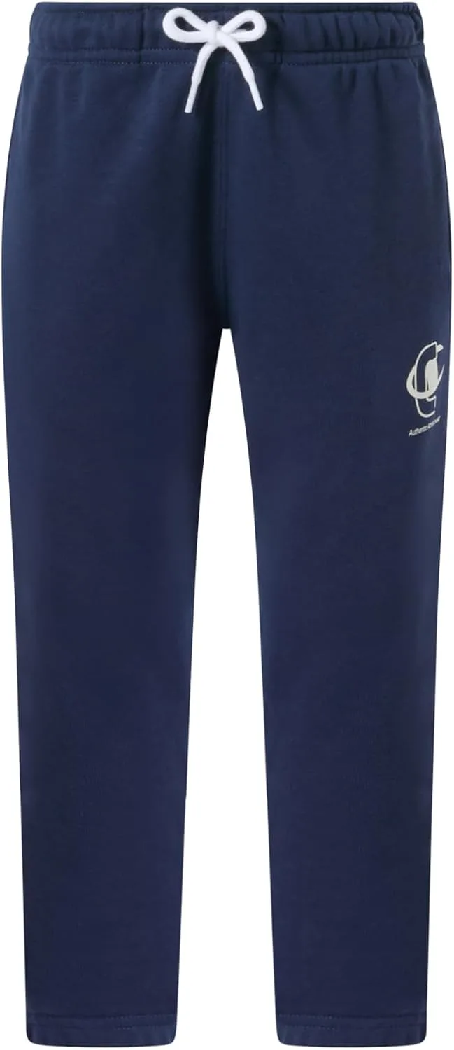 Champion ▫️ Boys - Calças desportivas com punhos elásticos e estampado para rapazes