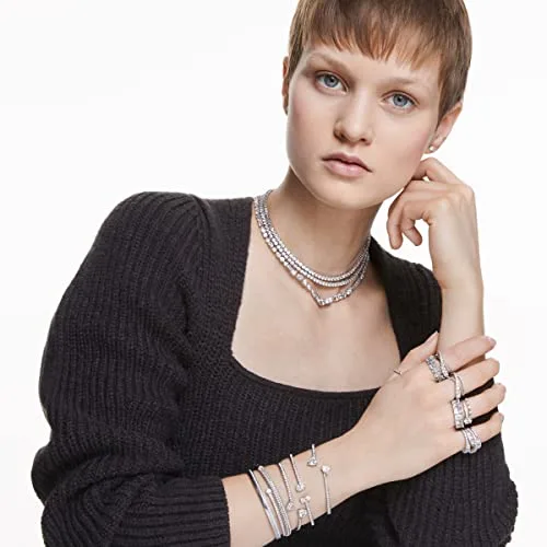 Swarovski ▫️ Mesmera Coleção: pulseira, coração, branco 6