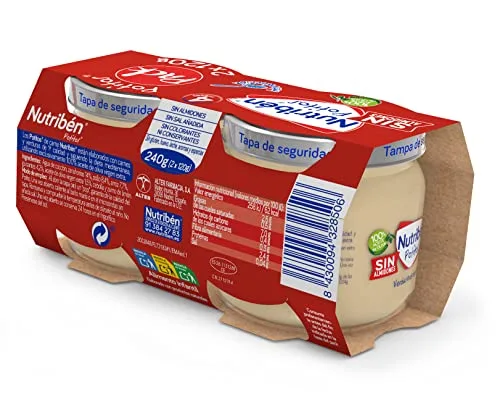 Nutribén ▫️ Potitos Inicio: Legumes com Frango e Azeite Virgem Extra Biológico +4 Meses, 6x120 g 3