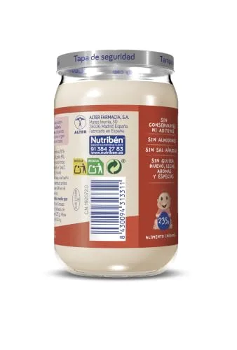 Nutribén ▫️ Potitos de Batata com Frango Sem Glúten +6 Meses, 6x235 g 5