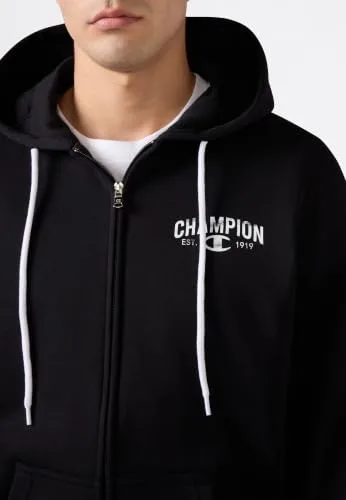 Champion ▫️ Moletom com capuz e fecho completo para homem 5