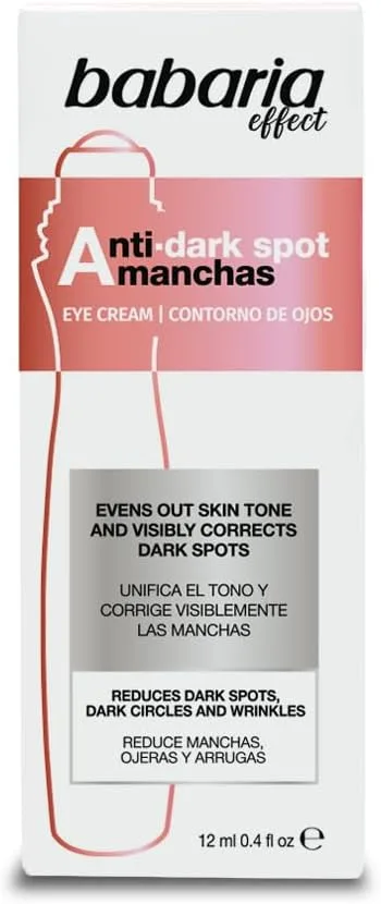 Babaria ▫️ Contorno de olhos antirrugas para mulher e homem com ácido hialurónico | Creme anti-olheiras para mulher 15 ml | Creme para olheiras e bolsas sob os olhos com ácido hialurónico | Contorno de olhos antirrugas isolante