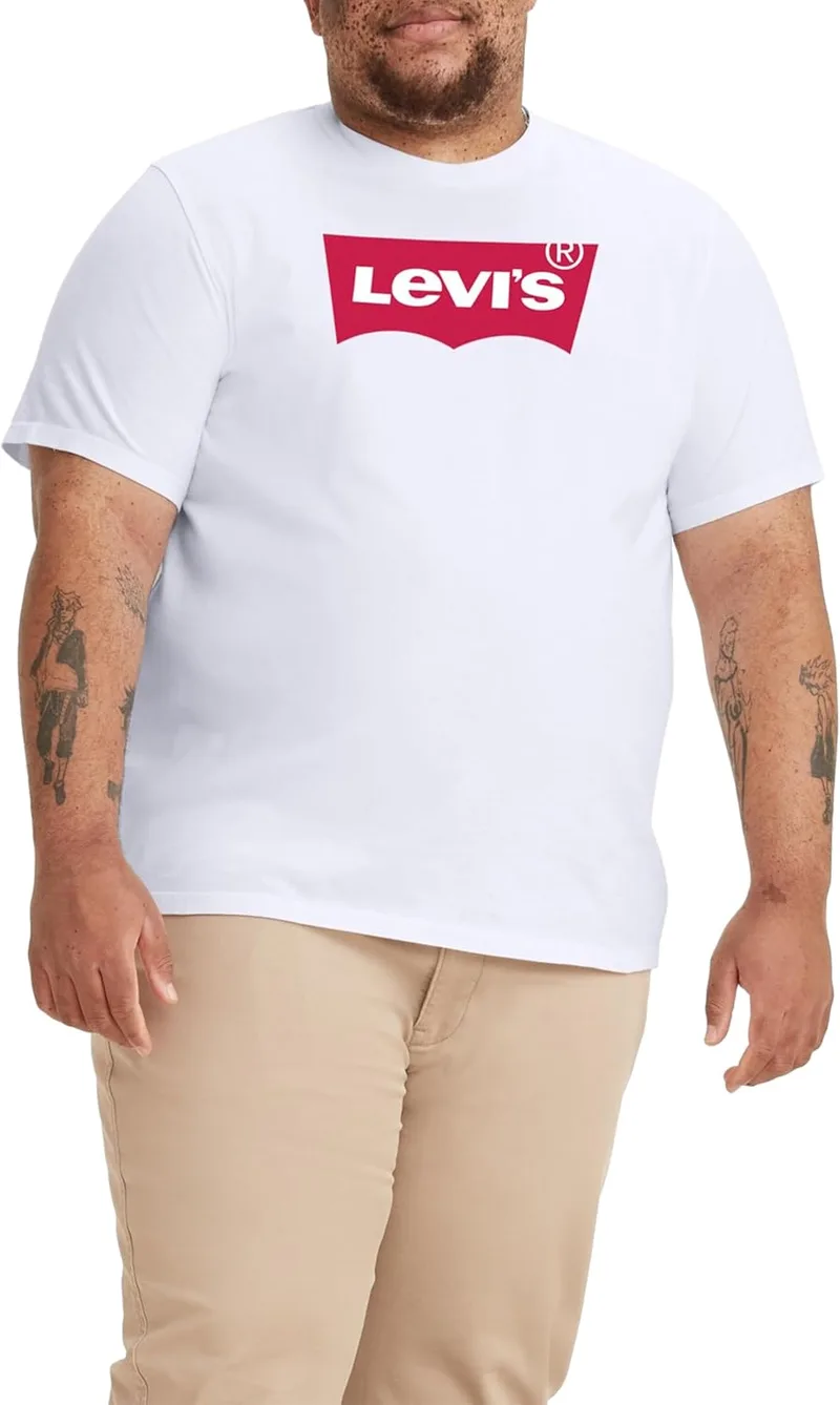 Levi's ▫️ Camisola de gola redonda com estampado para homem