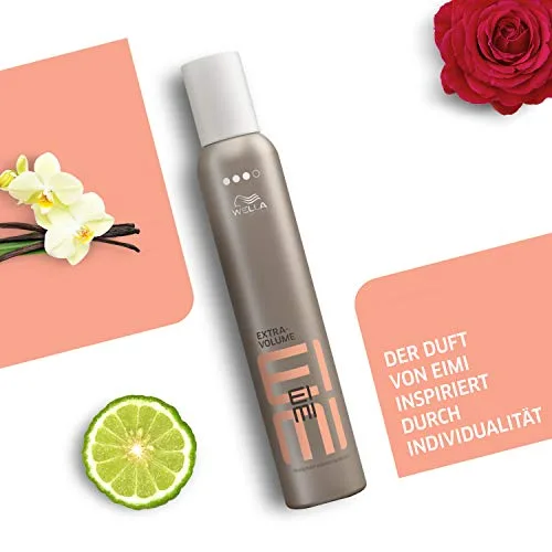 EIMI ▫️ Wella Professionals Extra-Volume Espuma modeladora Volume e fixação forte Proteção contra o calor 500 ml 5