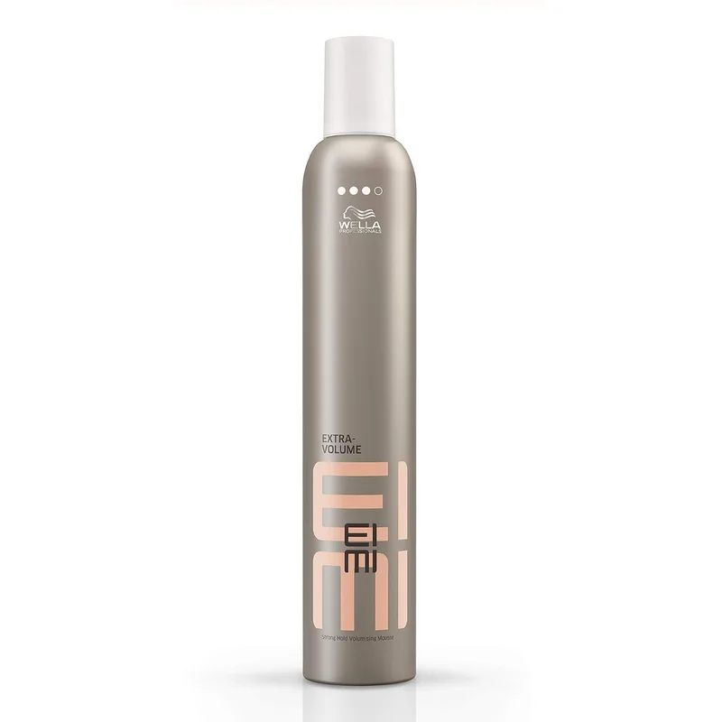 EIMI ▫️ Wella Professionals Extra-Volume Espuma modeladora Volume e fixação forte Proteção contra o calor 500 ml