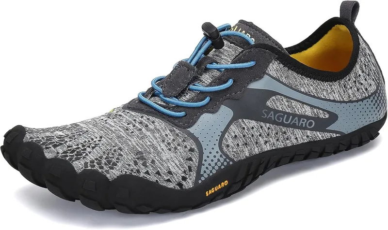 SAGUARO ▫️ Barefoot Sapatilhas minimalistas para homens e mulheres com sola de gota zero e caixa de ferramentas larga, Gr.35-48 EU