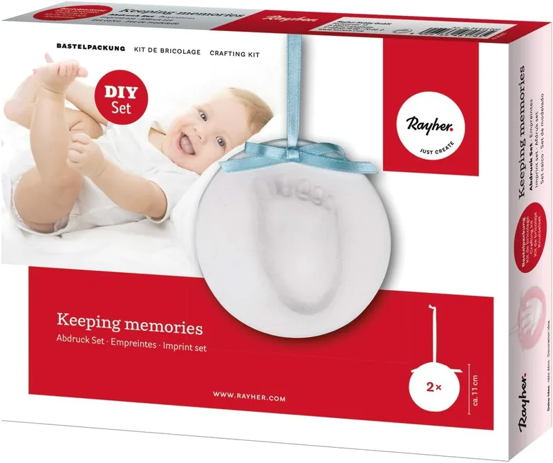 Rayher ▫️ 34444000 BP: Conjunto de memória de impressões digitais, sortido, 1