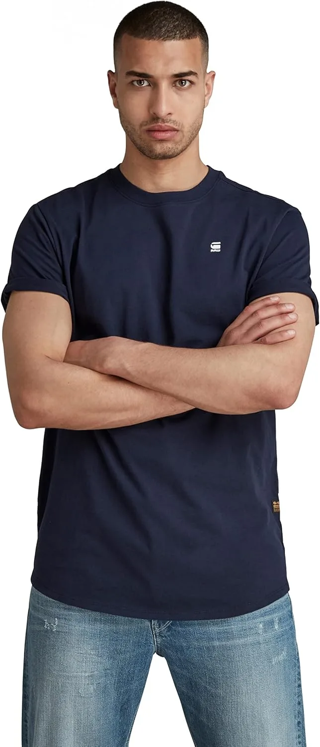 G-STAR ▫️ T-Star T-Shirt Text Chest T-Shirt para homem