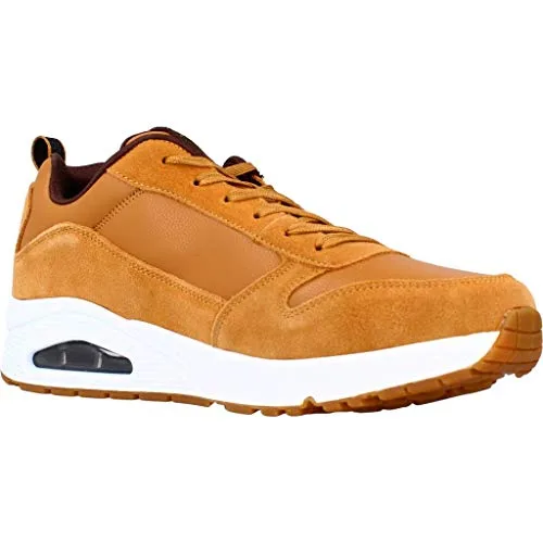 Skechers ▫️ Botas Stacre Mid para homem, em pele 5