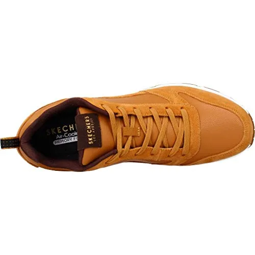 Skechers ▫️ Botas Stacre Mid para homem, em pele 7