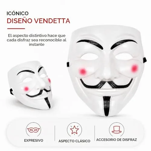 TK Gruppe Timo Klingler ▫️ Máscara como acessório de fantasia para homens e mulheres, crianças e adultos no Halloween e no carnaval 6