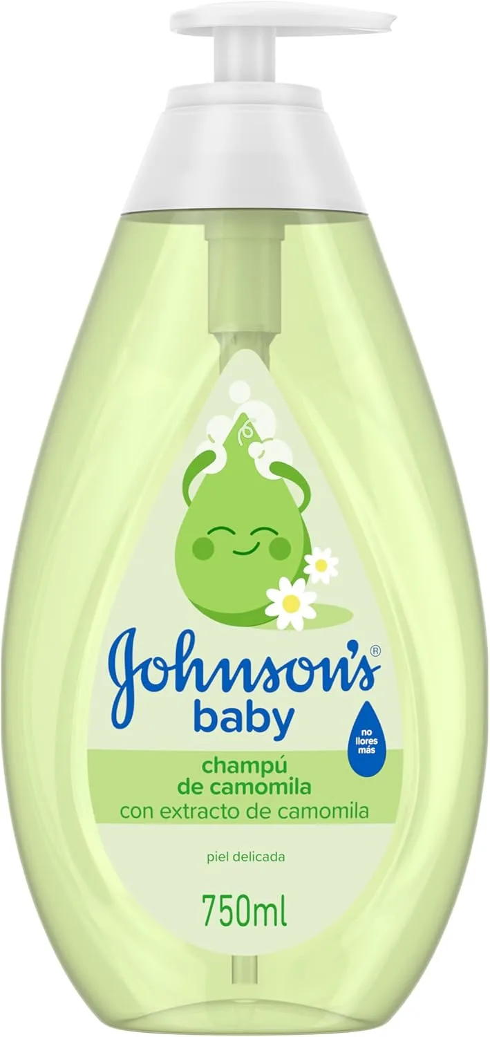 Johnson's Baby ▫️ Champô à Camomila «Não Chores Mais», Cabelo Brilhante, 750 ml