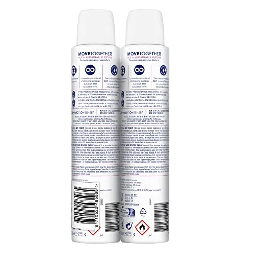 Rexona ▫️ Invisible Desodorizante em Aerossol Antitranspirante para mulher, antimanchas, 2 x 200 ml, 2