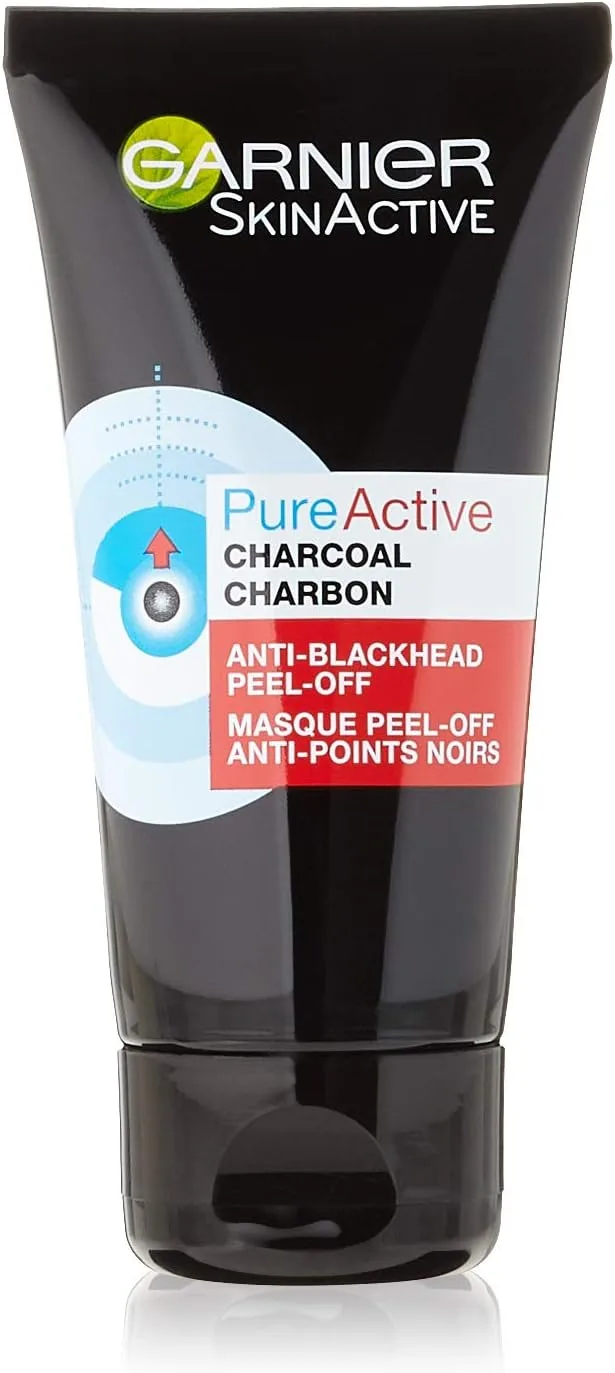 Garnier ▫️ SkinActive - Pure Active - Máscara Peel-Off Anti-Points Noirs - Peaux Grasses à Imperfections - Lote de 2 x 50 ml