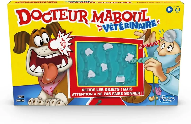 Hasbro Gaming ▫️ FR Doutor Maboul, o Veterinário - E9694
