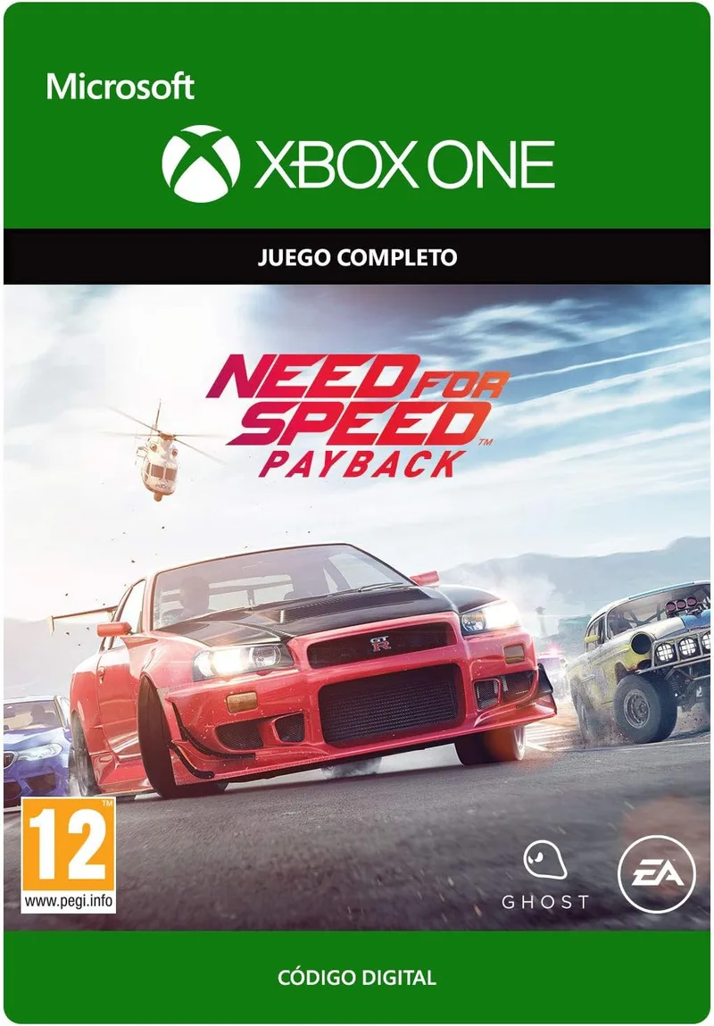 Electronic Arts ▫️ Need for Speed: Payback Edition | Xbox One - Código de Transferência