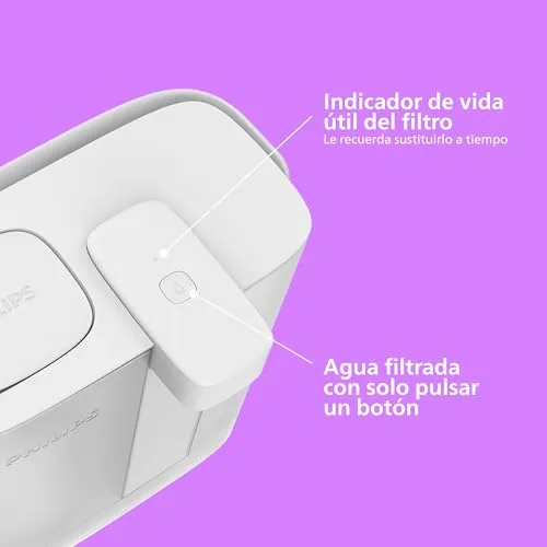 PHILIPS ▫️ Water – Dispensador de água filtrada à medida (3 L) – Água fresca e limpa, com 3 filtros Anticalc+ que melhoram o sabor e reduzem o calcário e as impurezas, sem BPA 4
