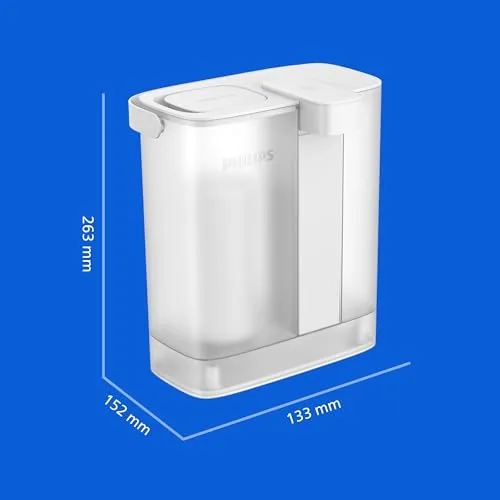 PHILIPS ▫️ Water – Dispensador de água filtrada à medida (3 L) – Água fresca e limpa, com 3 filtros Anticalc+ que melhoram o sabor e reduzem o calcário e as impurezas, sem BPA 7