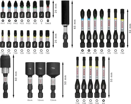 Bosch ▫️ 33x Conjunto de pontas de aparafusar PRO Impact, 33 unidades 4