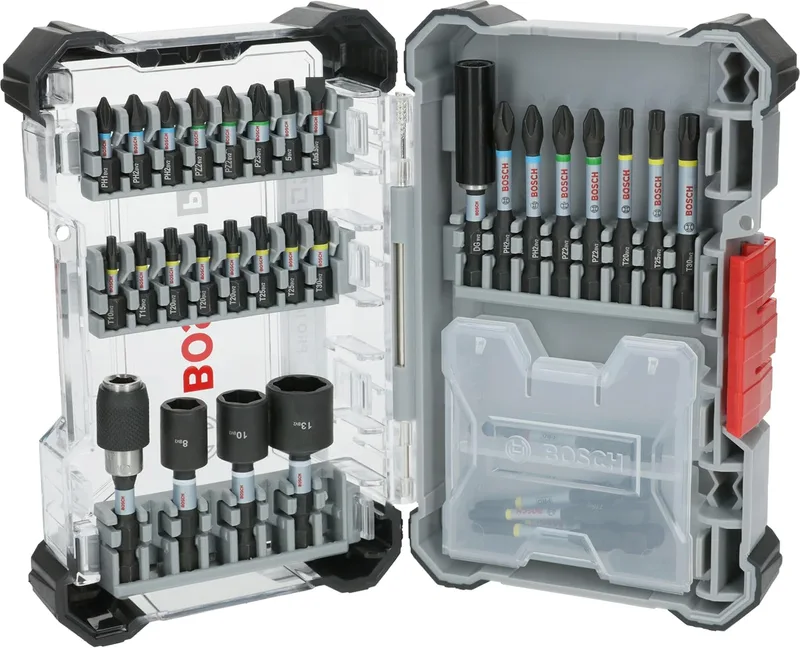 Bosch ▫️ 33x Conjunto de pontas de aparafusar PRO Impact, 33 unidades
