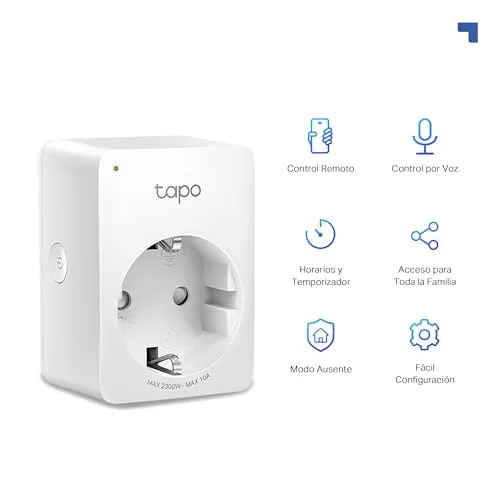 Tapo ▫️ P100 (conjunto de 4) - Presa inteligente Wi-Fi, programável, controlo por aplicação/voz 2