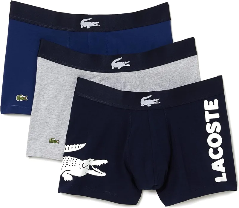 Lacoste ▫️ Roupa interior (conjunto de 3) para homem