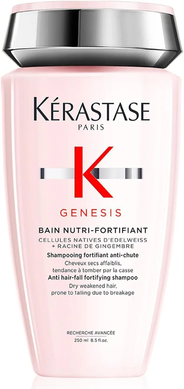 KÉRASTASE ▫️ Genesis, Champô Fortificante, Anti-Queda e Anti-Quebra, Para Cabelos Fracos e Secos, Bain Nutri-Fortifiant, 250 ml