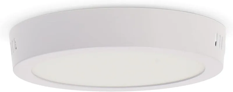 M Ledme ▫️ Painel de superfície da série Slim, 12 W, 2000 lm, luz quente (3000 K). Luminária de teto para interiores, IP20. Ideal para casa de banho, cozinha e quarto. Fácil de instalar, LM5242.