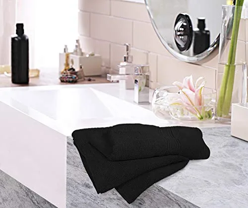 Utopia Towels ▫️ Toalhas de mão 41 cm x 71 cm - Embalagem de 6 (preto) 4