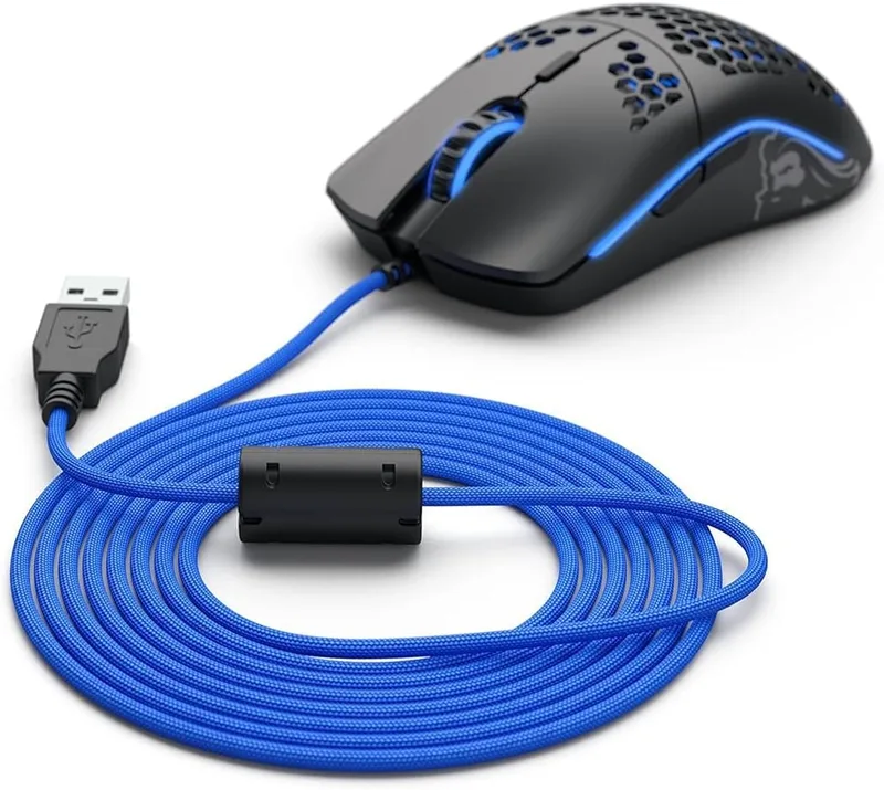 GLORIOUS ▫️ PC Gaming Race G-ASC-Black Noir, cabo USB Tipo A de 2 m