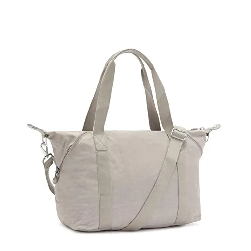 Kipling ▫️ Art: Bolsa de mão grande e leve, com fecho de correr e alça ajustável 3