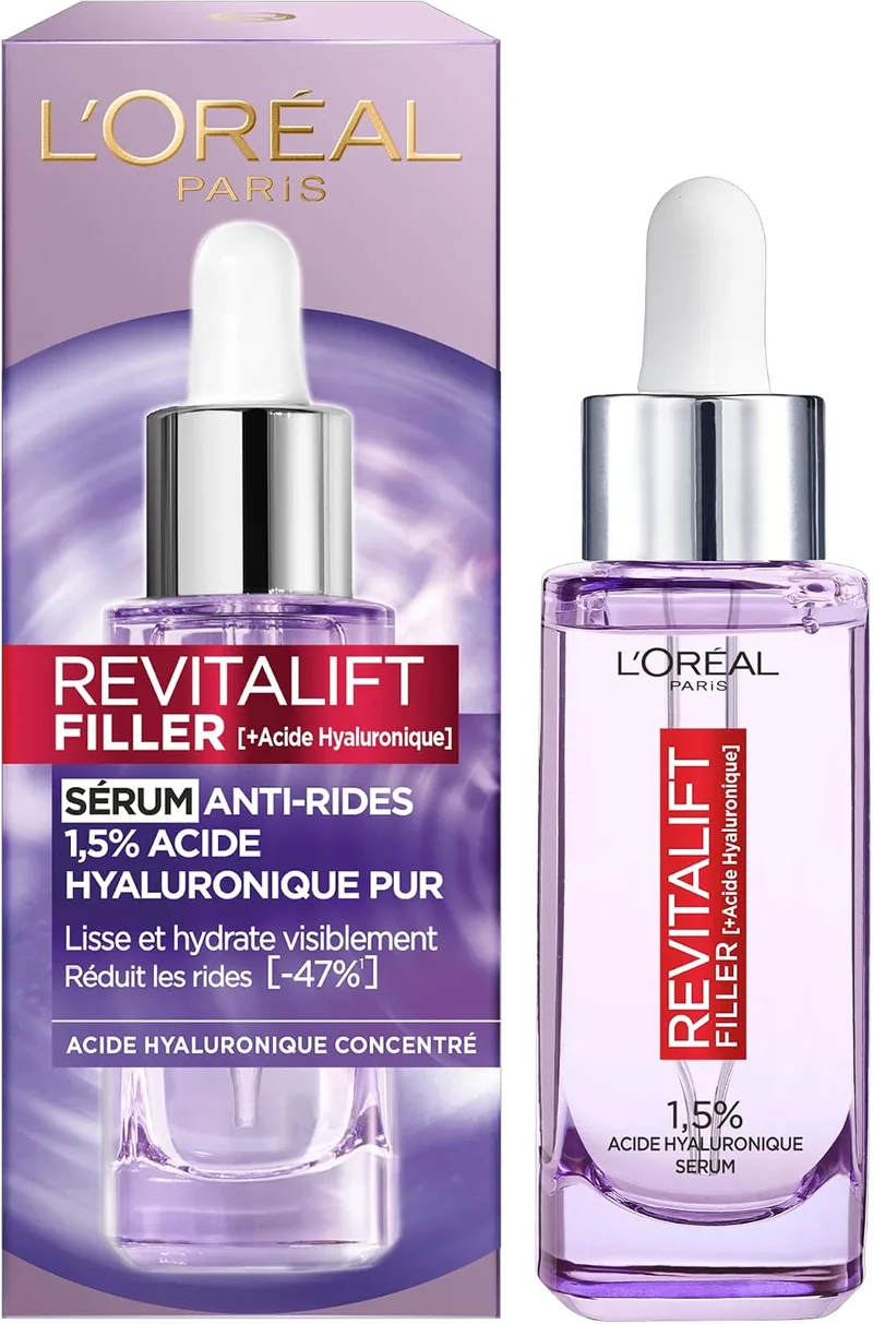 L'Oreal Paris ▫️ Revitalift Filler Soro Antirrugas com Ácido Hialurónico Concentrado 30 ml