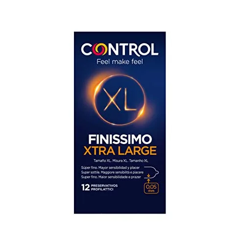 CONTROL ▫️ Finissimo XL – Preservativos Superfinos de 0,05 mm, Tamanho XL, em Látex Natural – 12 preservativos 2