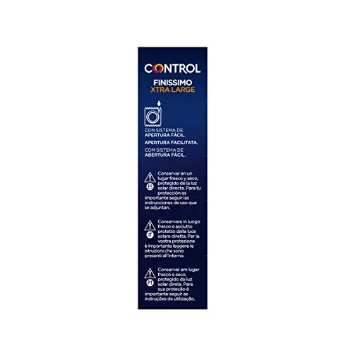 CONTROL ▫️ Finissimo XL – Preservativos Superfinos de 0,05 mm, Tamanho XL, em Látex Natural – 12 preservativos 4