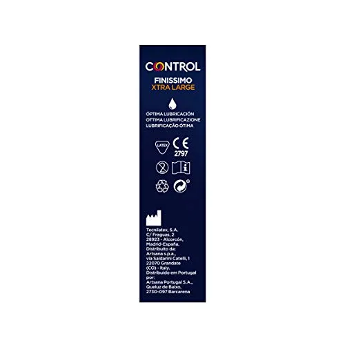 CONTROL ▫️ Finissimo XL – Preservativos Superfinos de 0,05 mm, Tamanho XL, em Látex Natural – 12 preservativos 5