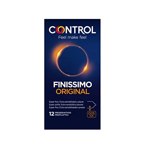 CONTROL ▫️ Finissimo Original – Preservativos Superfinos de 0,05 mm de látex natural – 12 preservativos 3