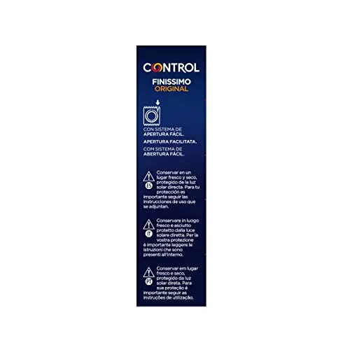 CONTROL ▫️ Finissimo Original – Preservativos Superfinos de 0,05 mm de látex natural – 12 preservativos 4